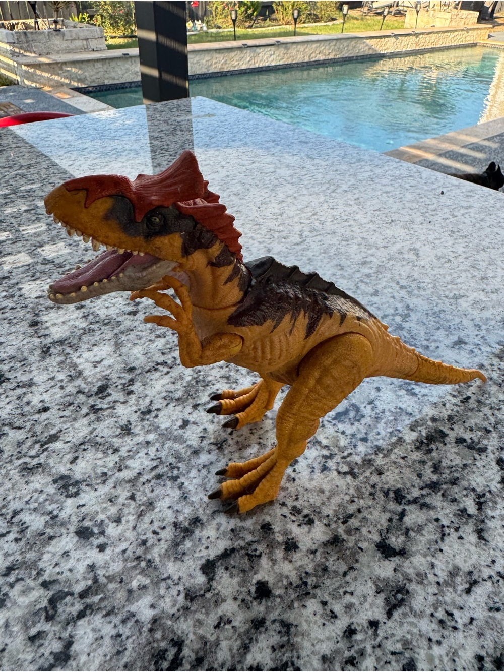 Jurassic World Carnotaurus Dinosaur Action Figure Toy 10 in, Ages 4-7 working